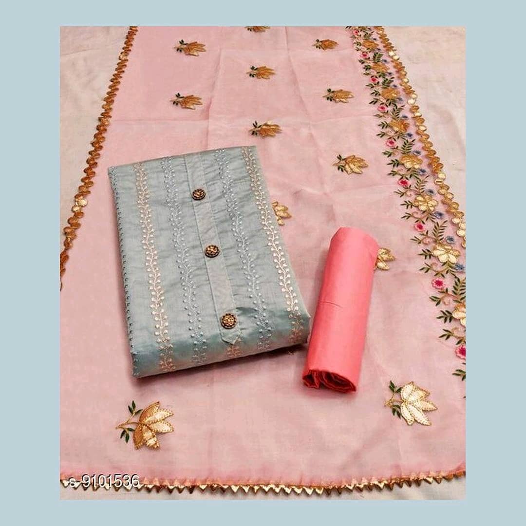Chanderi Cotton Suits & Dress Materials