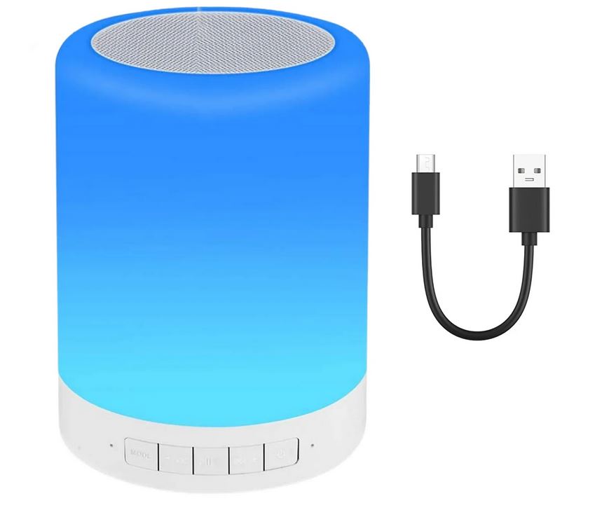 Wireless Night Light LED Touch Lamp Speaker 