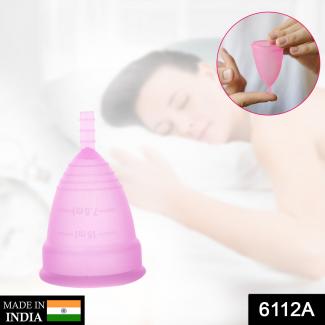 6112A Reusable Menstrual Cup used by womens and girls during the time of their menstrual cycle 