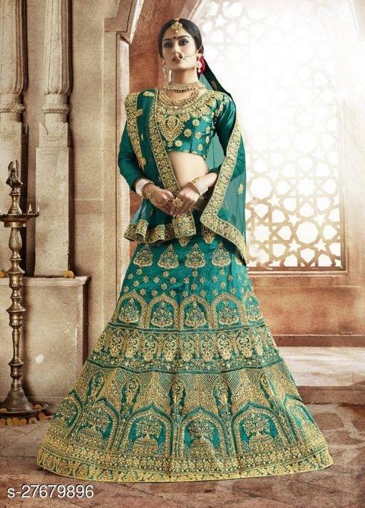 lehenga choli dupatta style